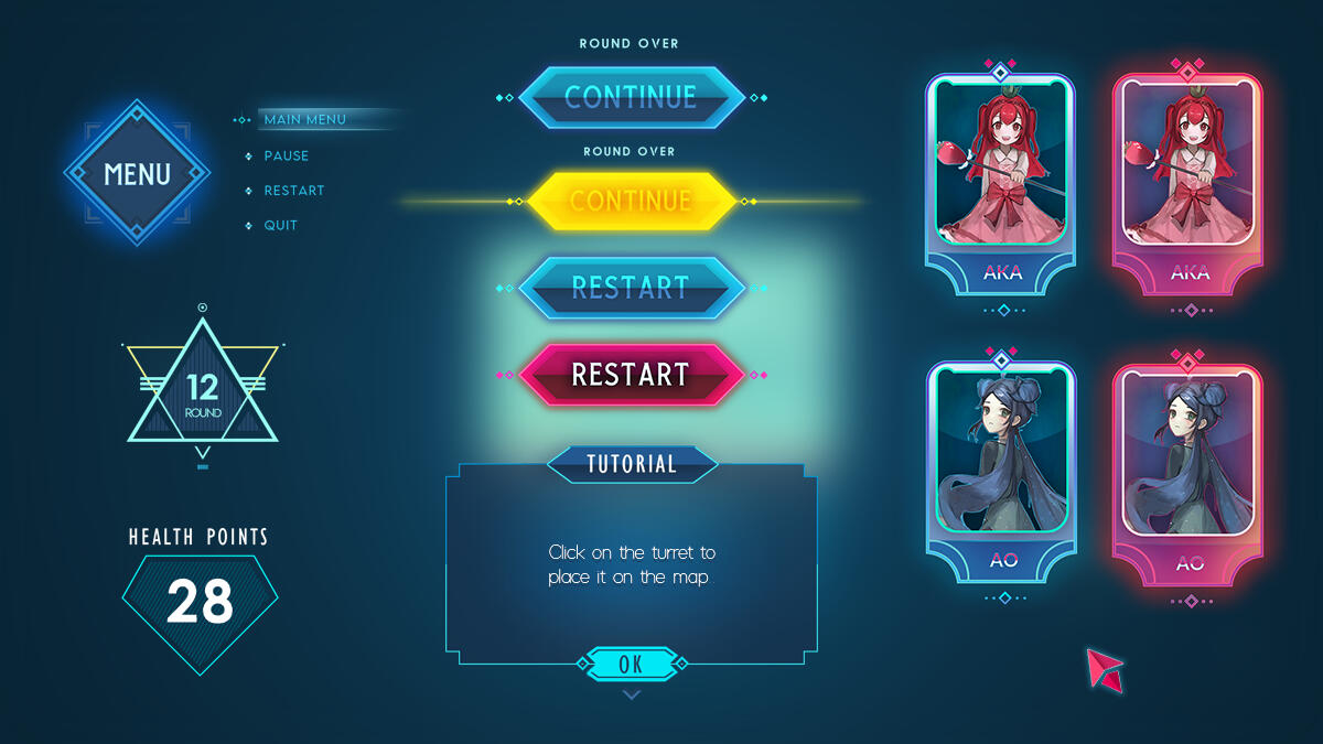 Berry Magical - UI Elements